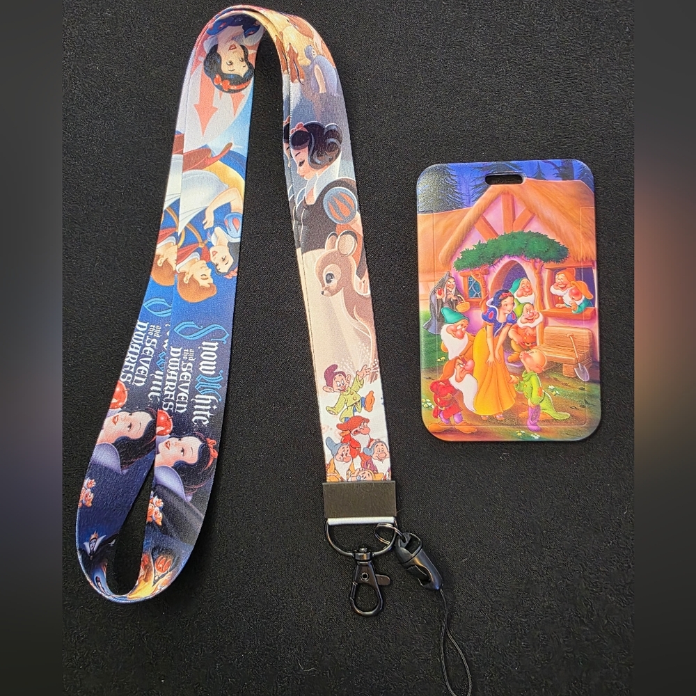 Snow White ID Cardholder And Lanyard Set - 7th Design
